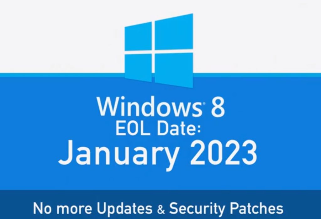 windows 8 end of life jan 2023